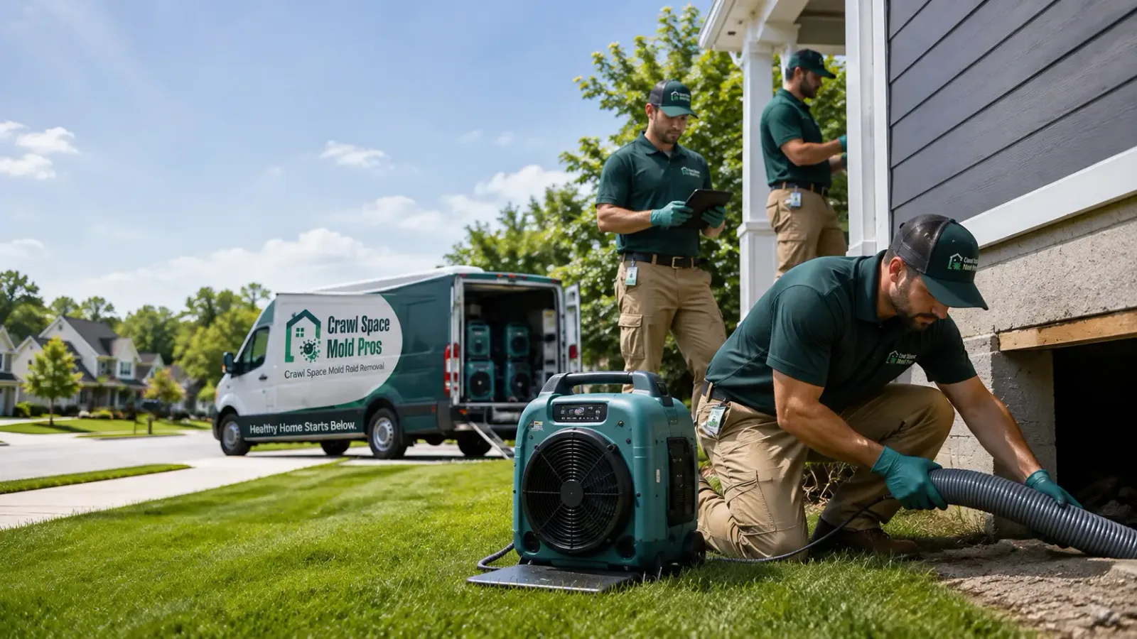 Crawl Space Mold Removal in Pearland, TX